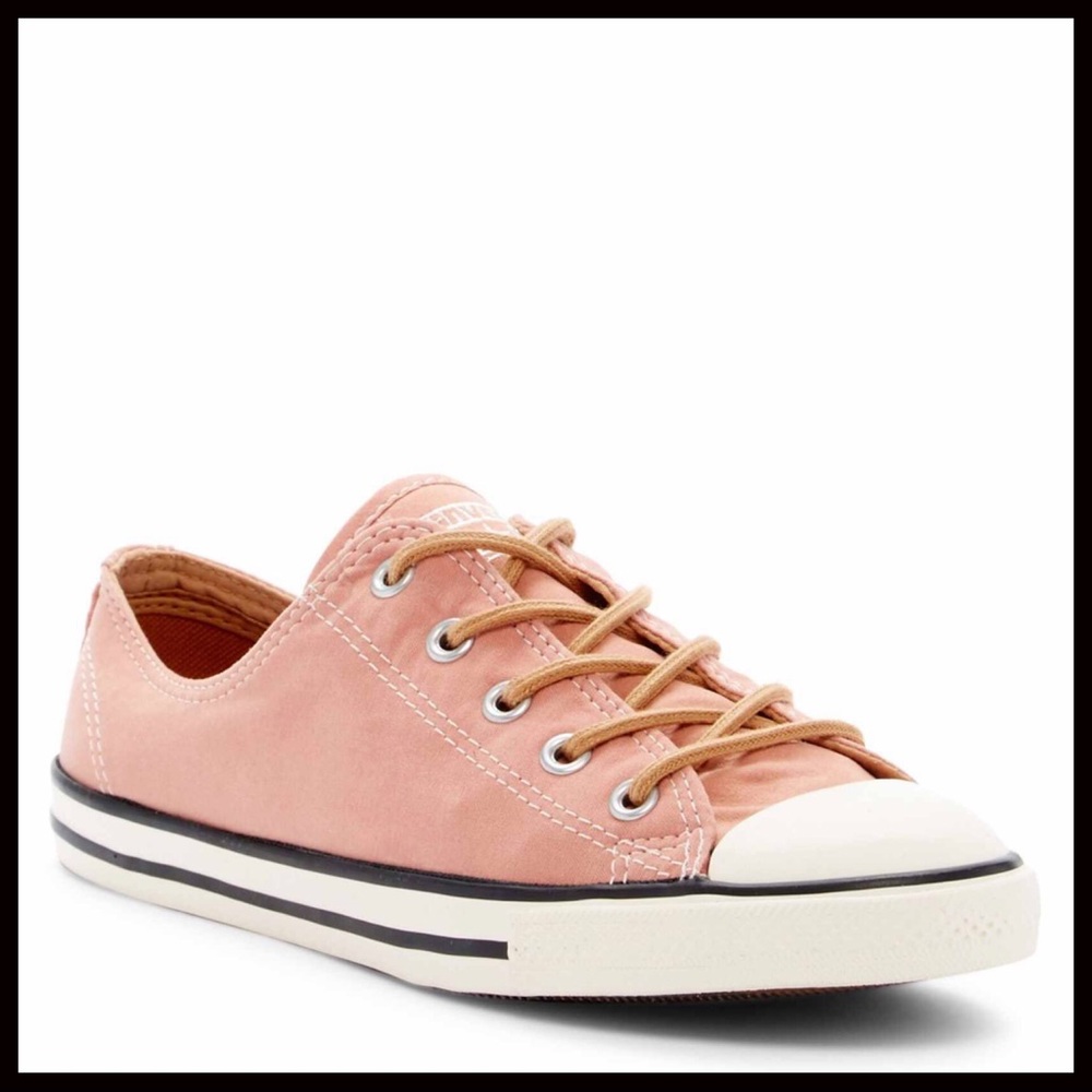 CONVERSE CHUCKS LO OX TOP DAINTY BRUSHED SNEAKERS - Picture 8 of 8